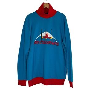 Ski Colorado Bfresh Long Turtleneck Sweatshirt Denver CO XL